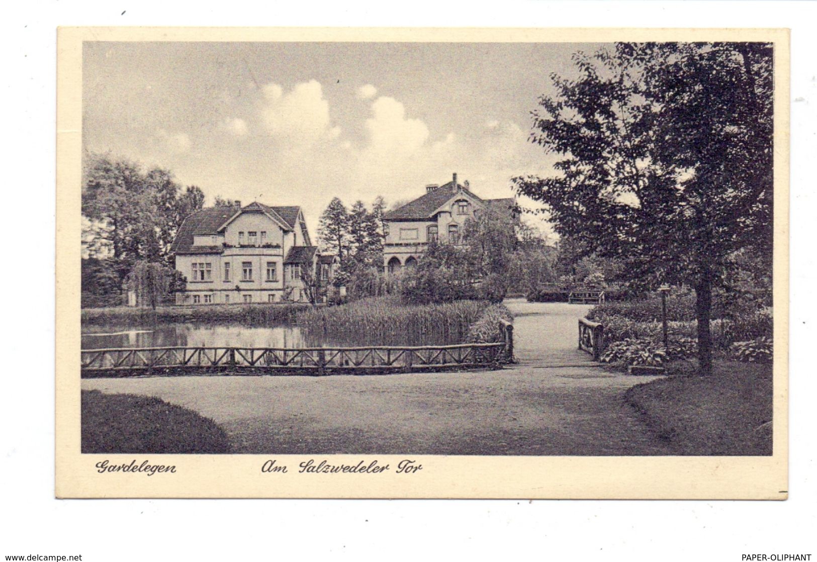 0-3570 GARDELEGEN, Am Salzwedeler Tor, Feldpost 2.WK, Wehrkreisreit- U. Fahrschule XI, 1941 - Gardelegen