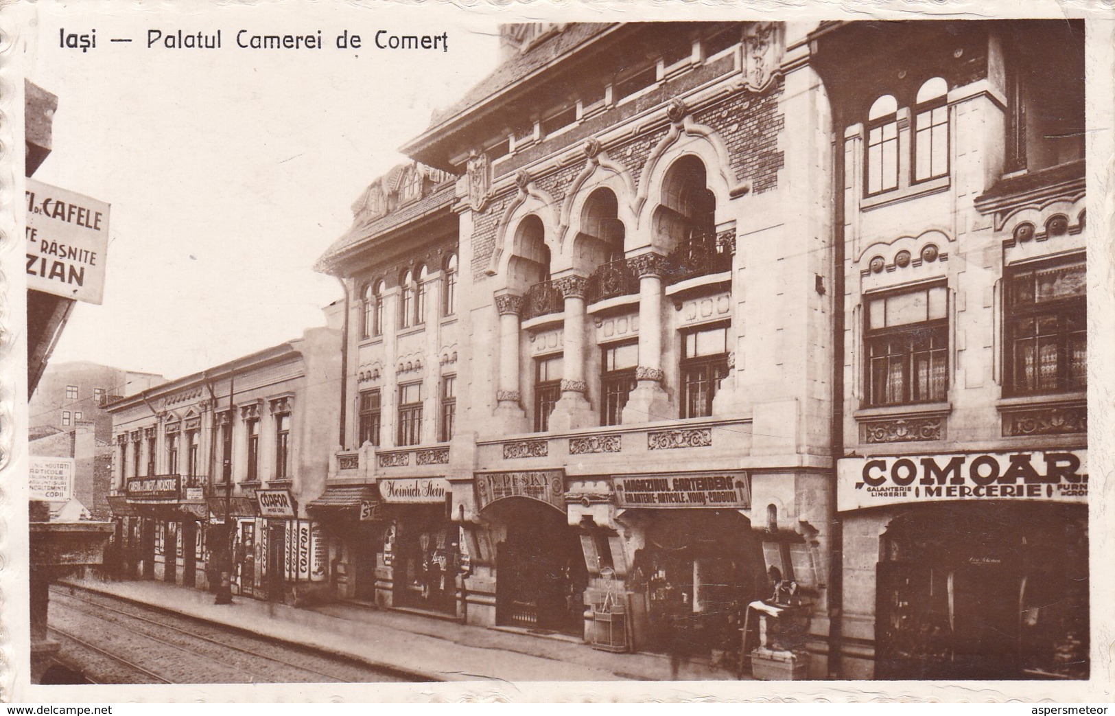 RUMANIA. IASI. PALATUL CAMEREI DE COMERT. EDIT LIBRARIEI SOCEC & CO SA. CIRCA 1915.- BLEUP - Rumänien