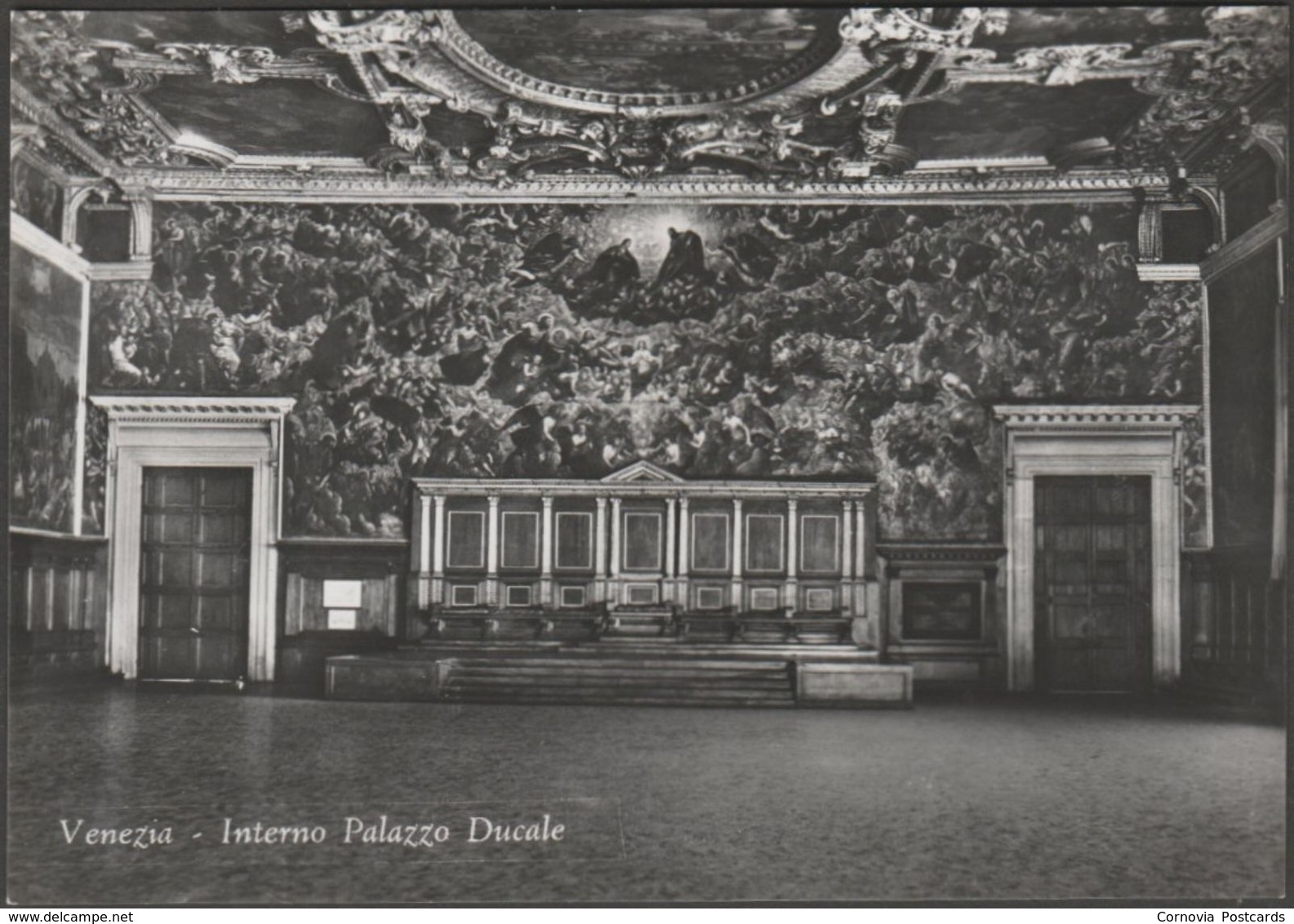 Tintoretto's 'La Gloria Del Paradiso', Palazzo Ducale, Venezia, Veneto, C.1950 - Grafolux Foto Cartolina - Venezia (Venice)