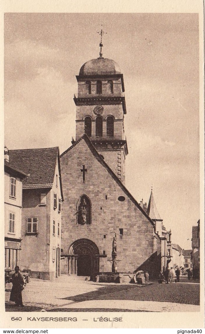 Cp , 68 , KAYSERSBERG , L'Église - Kaysersberg