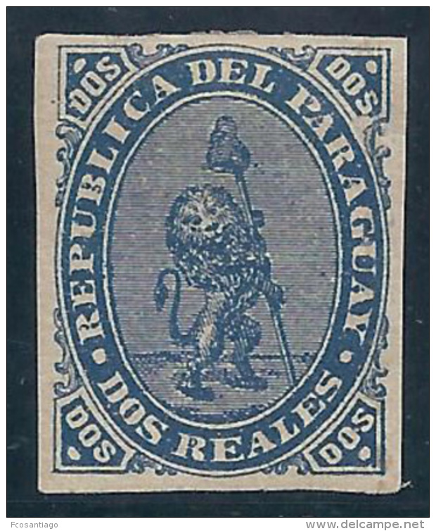 PARAGUAY 1870 - Yvert #2 - MLH * - Paraguay