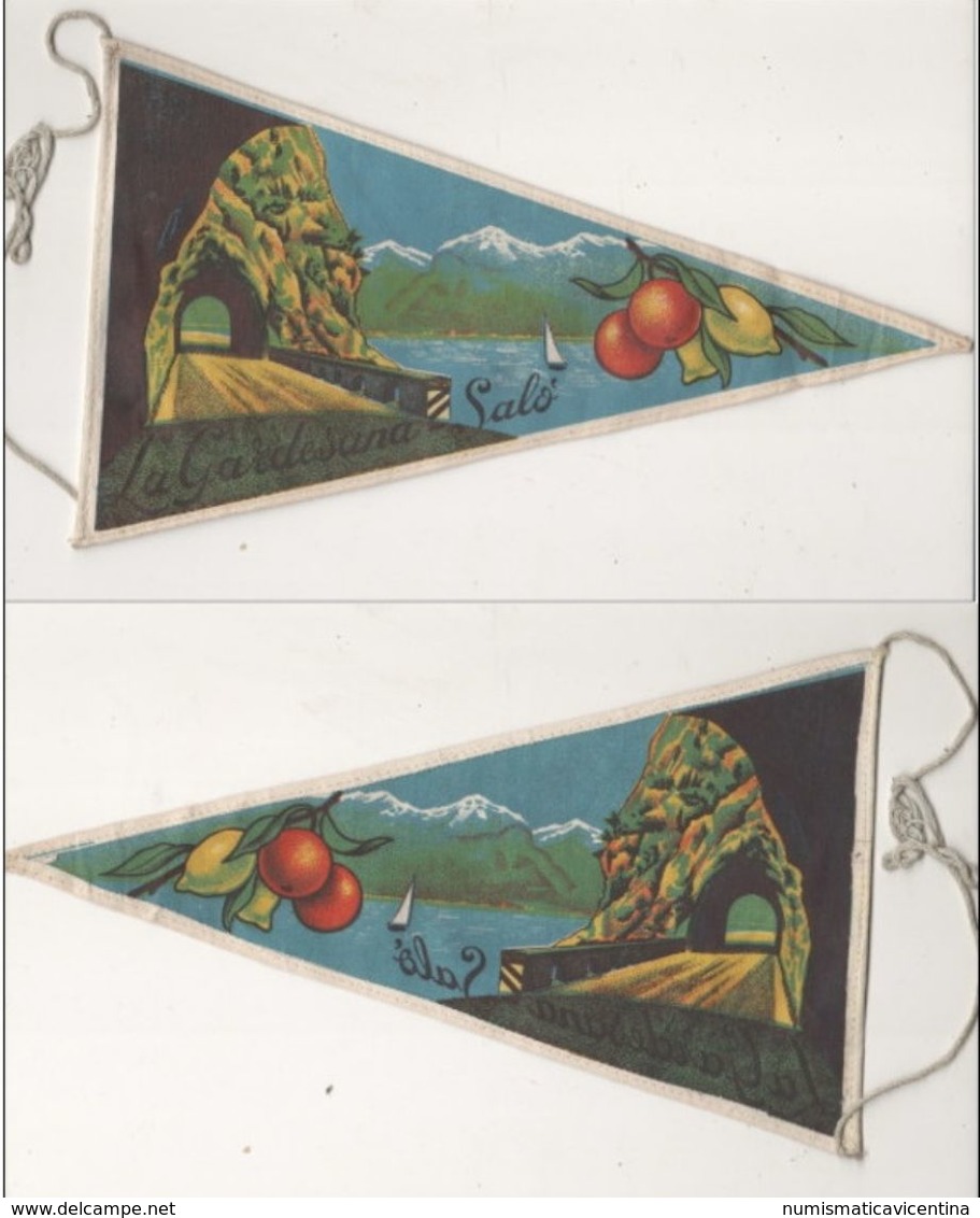 Salò Lago Garda Gagliardetto Fanions Pennants  Anni 60 - Other & Unclassified