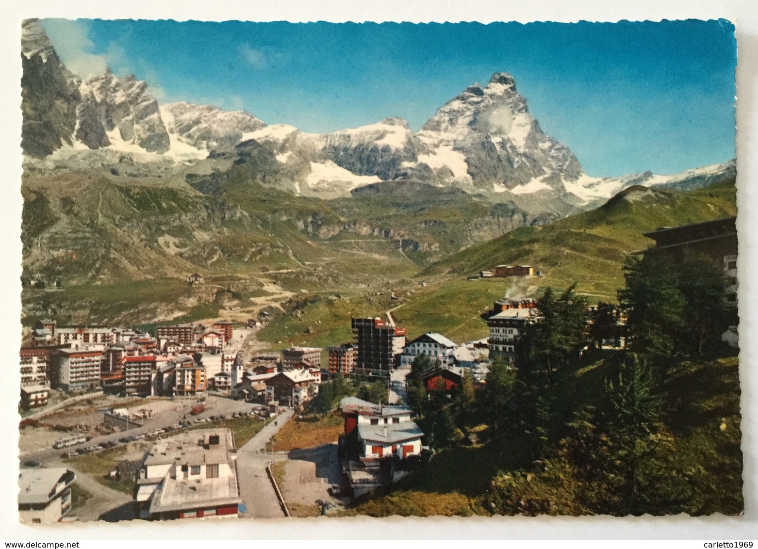 CERVINIA - PANORAMA VIAGGIATA FG - Altri & Non Classificati