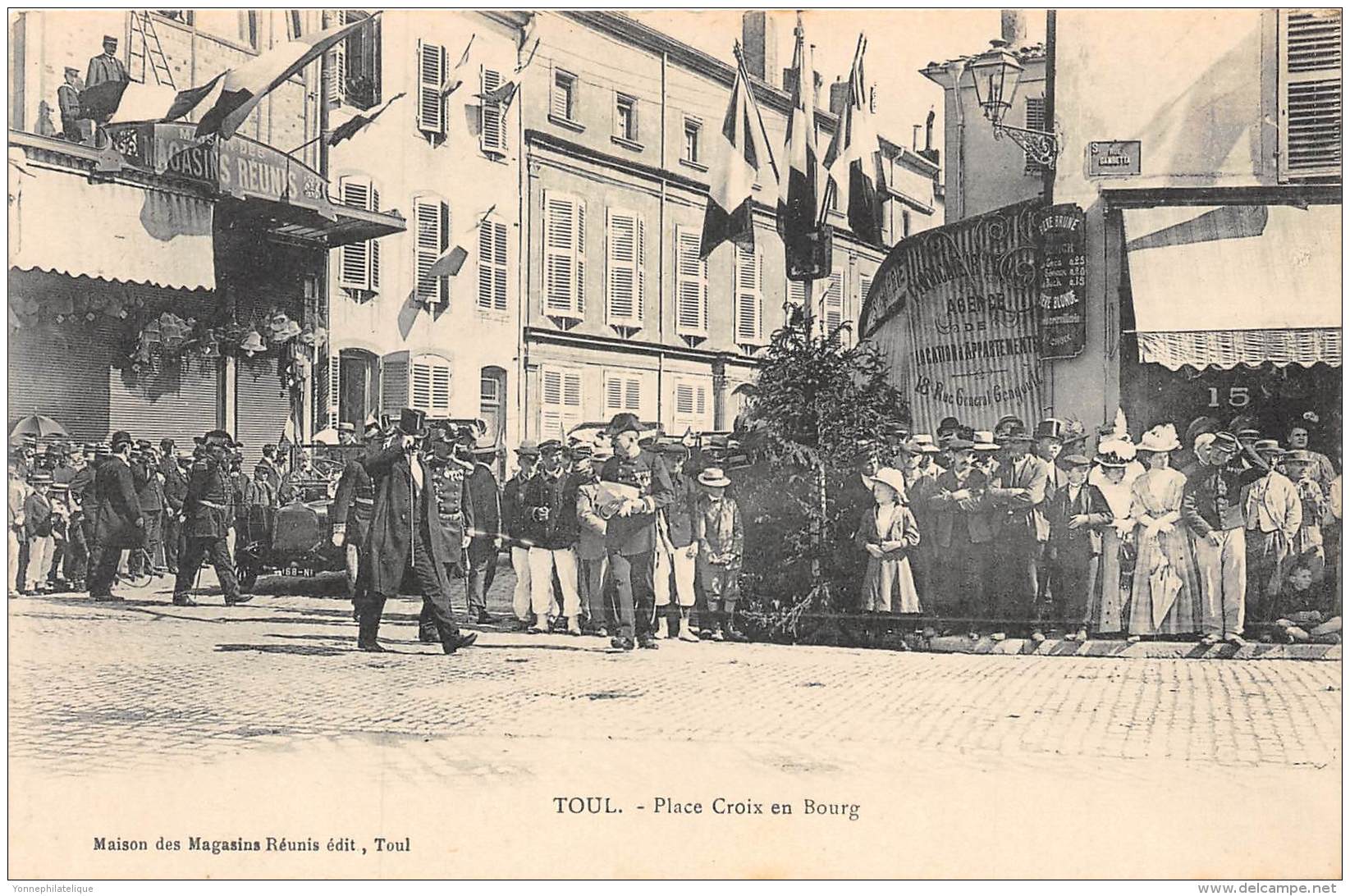 54 - MEURTHE ET MOSELLE / Toul - 546679 - Place Croix En Bourg - Beau Cliché Animé - Toul