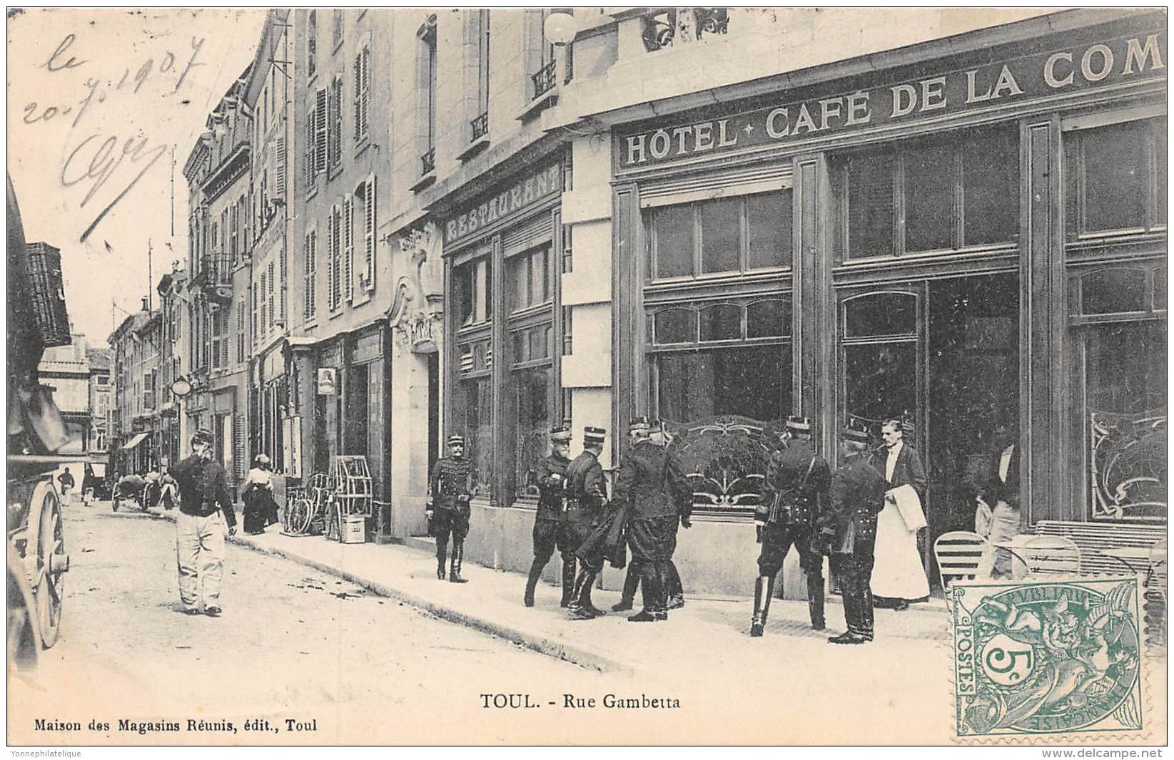 54 - MEURTHE ET MOSELLE / Toul - 546682 - Rue Gambetta - Beau Cliché Animé - Toul