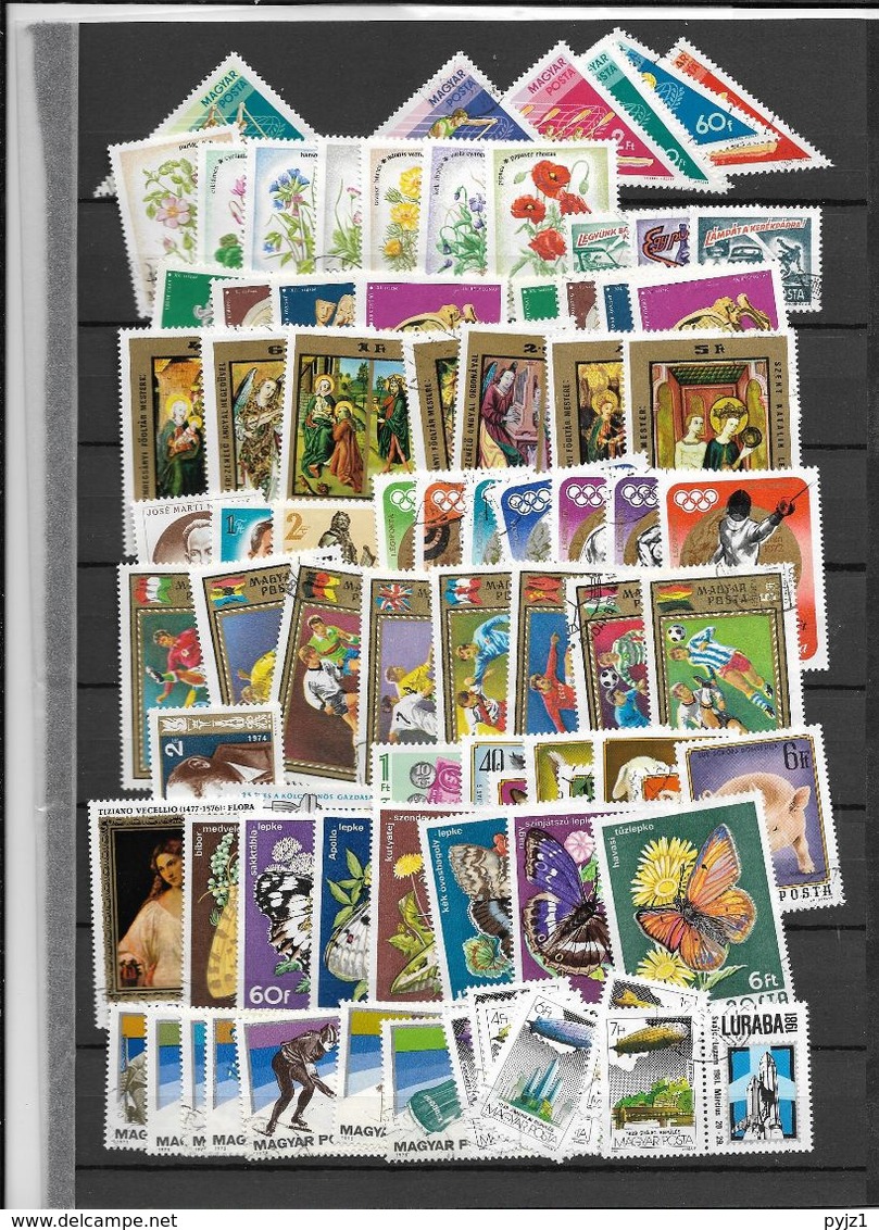 Hungary, Modern, Mostly Complete Sets (10 Scans) - Collections (sans Albums)