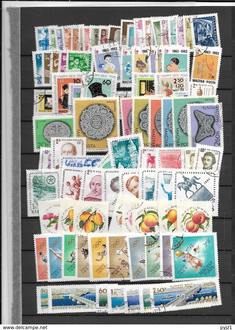 Hungary, modern, mostly complete sets (10 scans)