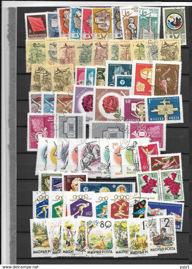 Hungary, modern, mostly complete sets (10 scans)