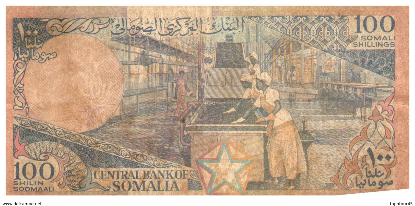 Billets > Somalie> 100 Shillings 1987 - Somalie