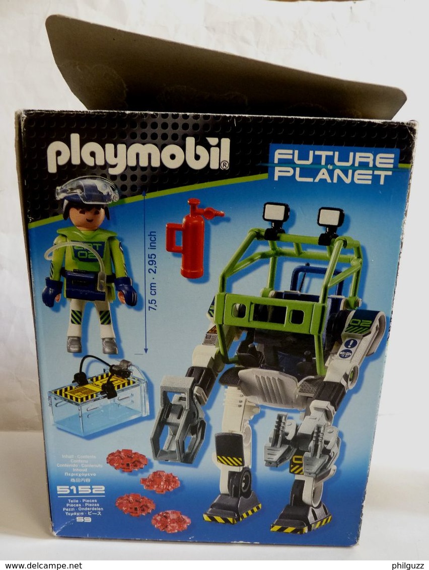 BOITE PLAYMOBIL FUTURE PLANET 5152 INCOMPLETE - Playmobil