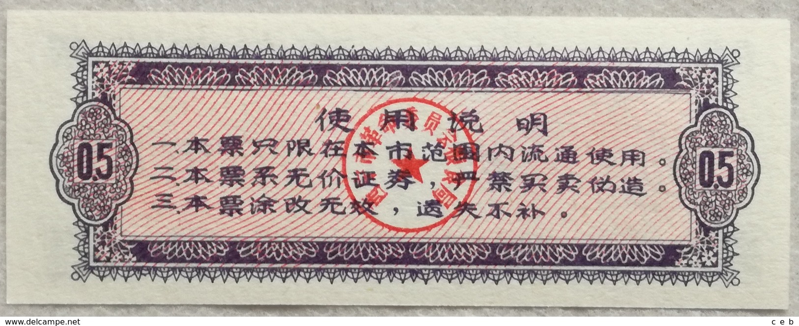 Mini Billete China. Provincia De Liaoning. 0,5 Yuan. 1973. Sin Circular - China