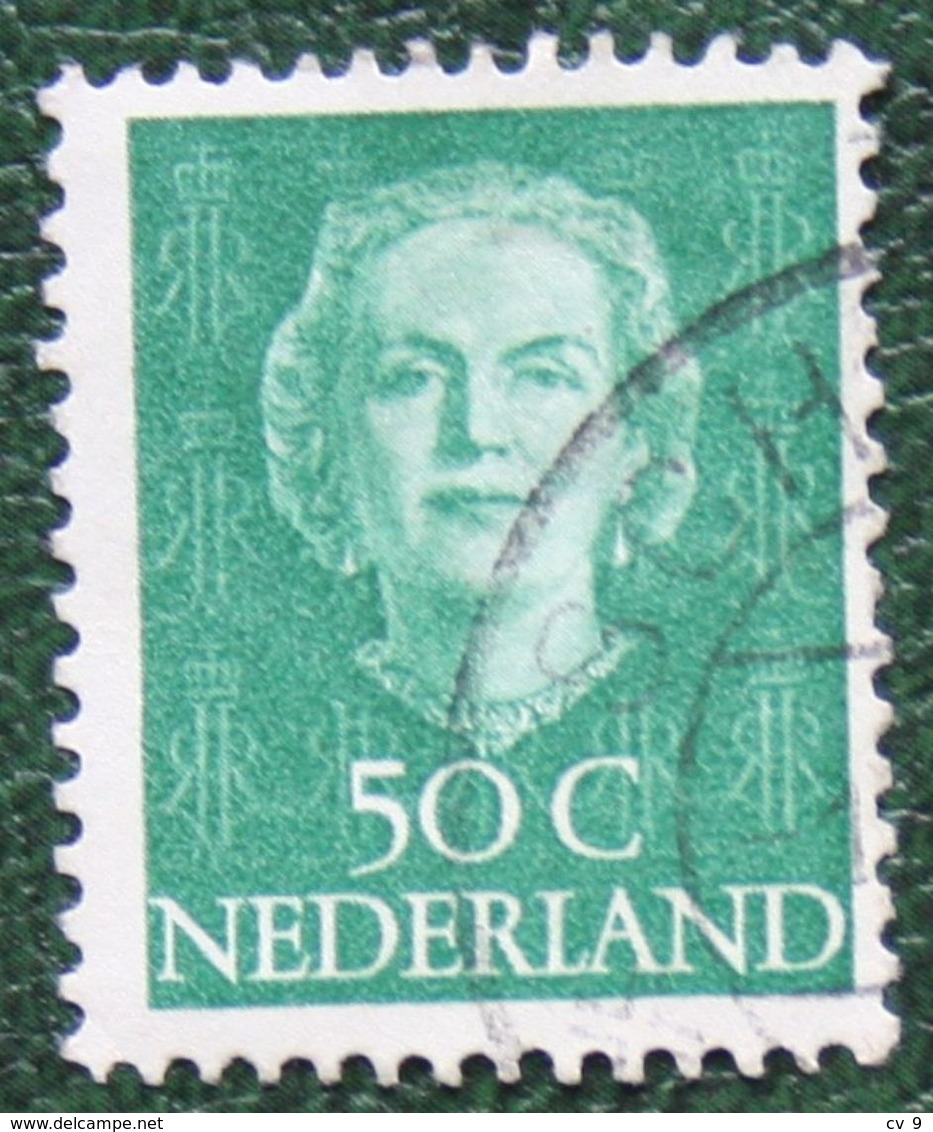 50 Ct Koningin Juliana EN FACE NVPH 531 (Mi 538) 1949-1951 Gestempelt / Used NEDERLAND / NIEDERLANDE - Used Stamps