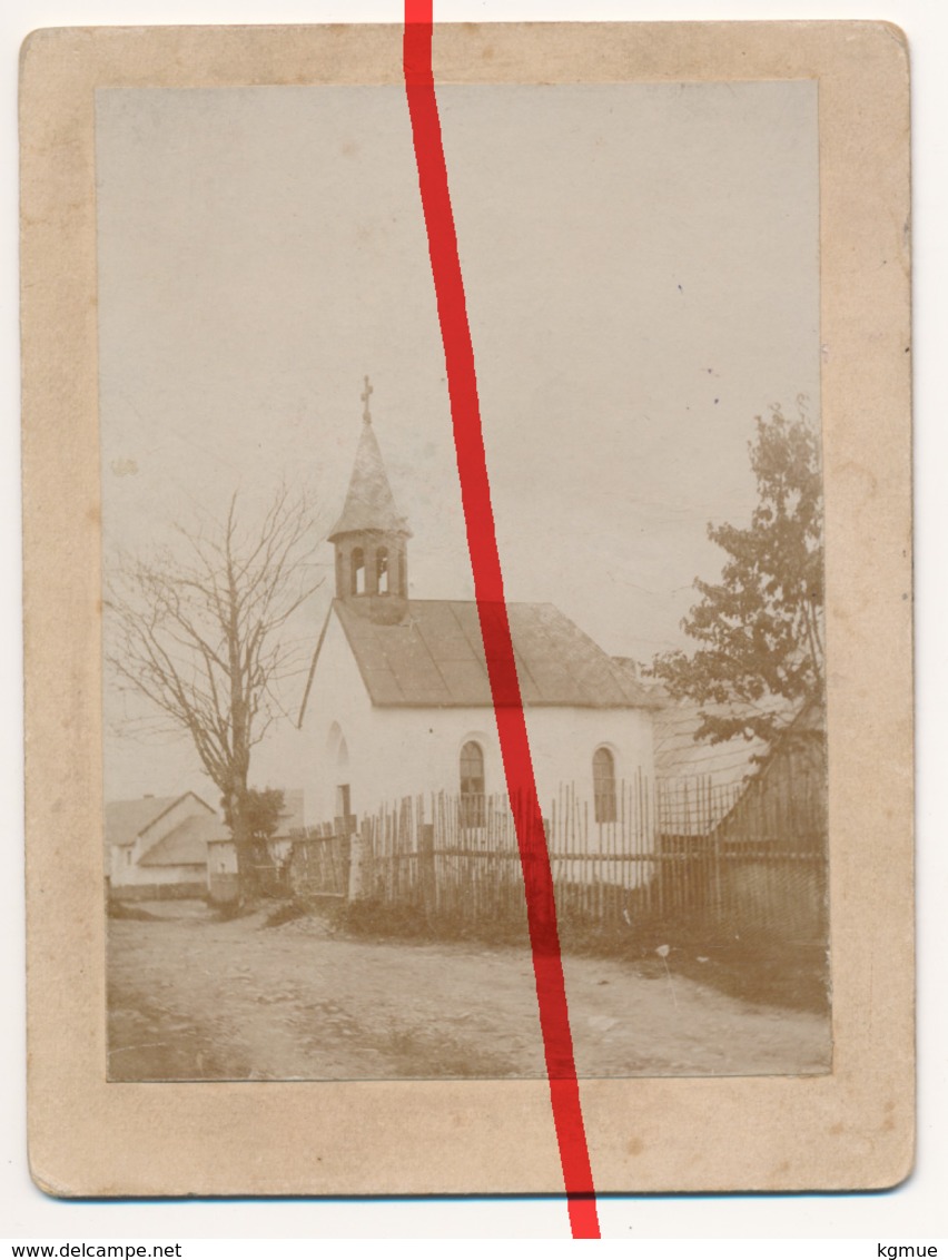 Original Foto Auf Pappe - Kapelle In Bayrisch Hermannsreuth - Ca. 1880 - Landkreis Tirschenreuth - Ca. 9 X 12 Cm - Tirschenreuth