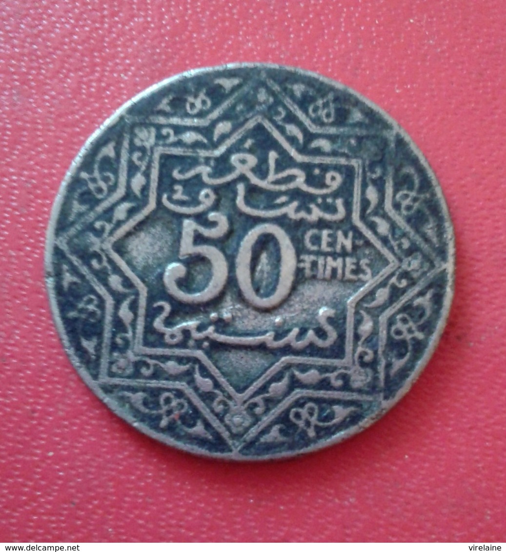 MAROC 50 CENTIMES EMPIRE CHERIFIEN  (RA14) - Morocco