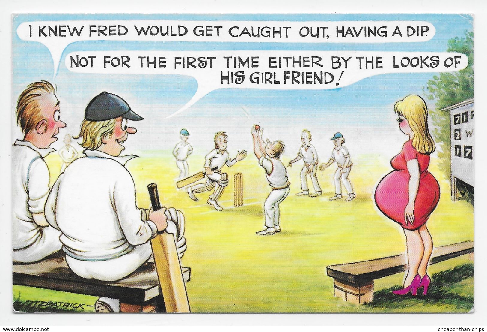 Fitzpatrick - Cricket Comic Card - Cricket