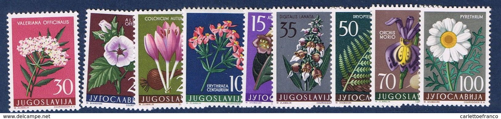 1957 :seconda Serie Flora  - Nuovi - Perfetti - ** - Nuovi