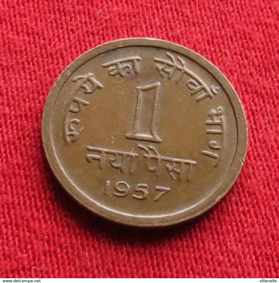 India 1 Naya Paisa 1957 C KM# 8  Inde Indien - Inde