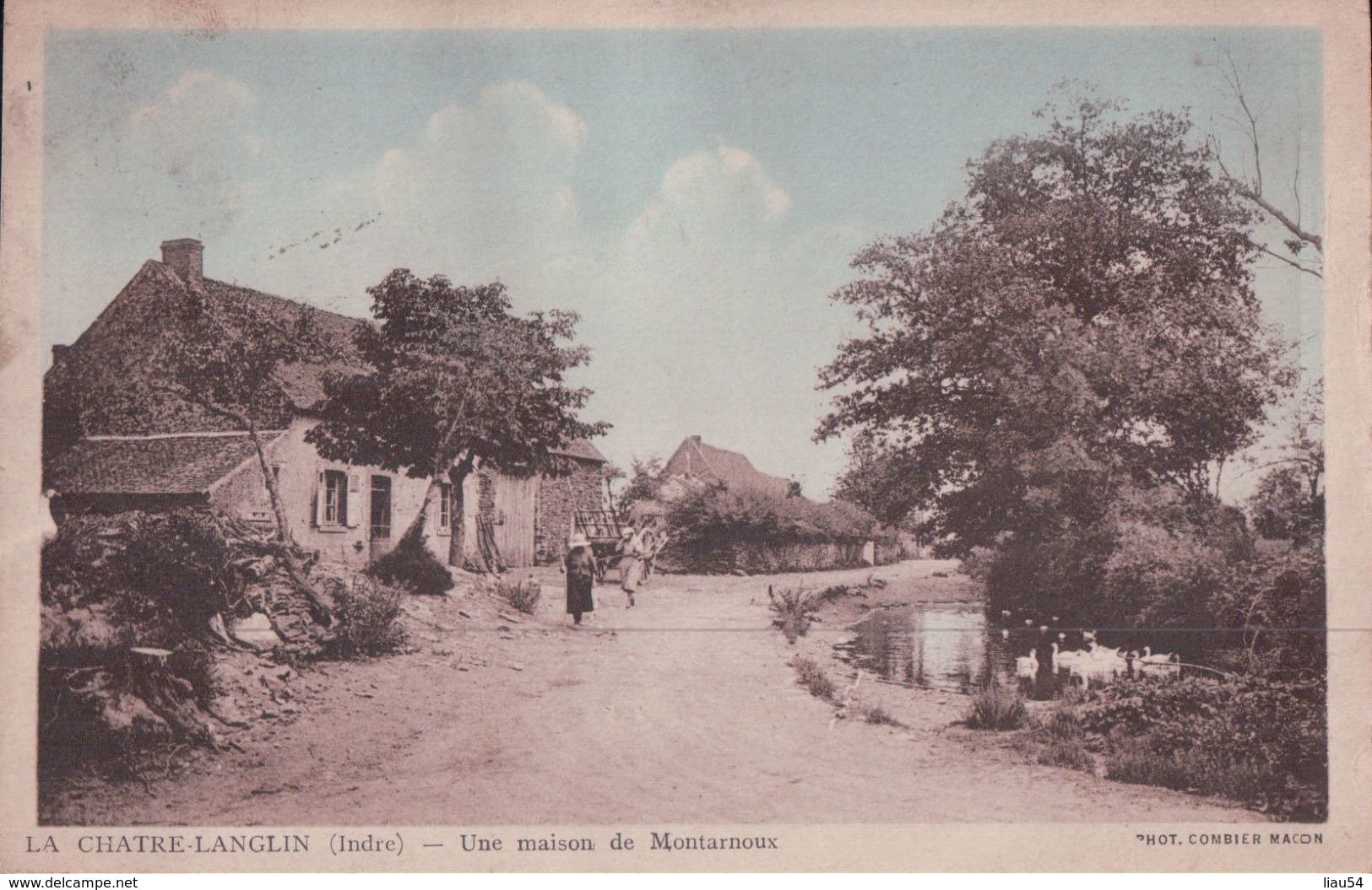 LA CHATRE-LANGLIN Une Maison De Montarnoux (1938) - Autres & Non Classés