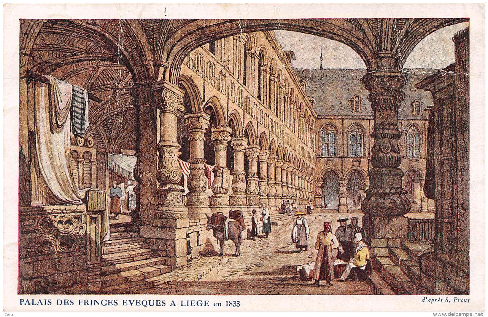 Palais Des Princes Eveques à LIEGE En 1833 - Luik