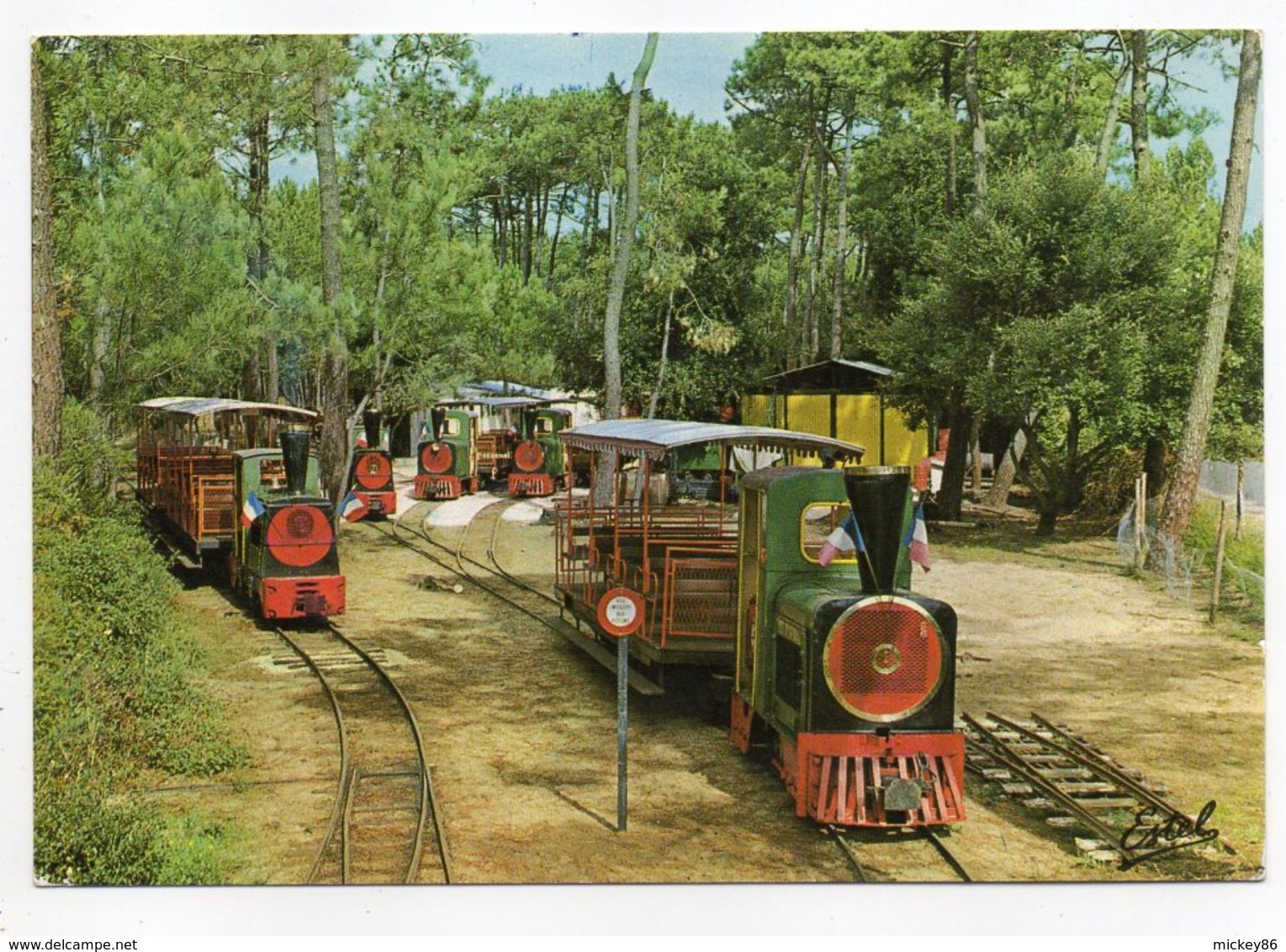 Ile D'Oléron --SAINT TROJAN--Petit Train Touristique De St Trojan -- La Parade Des Locomotives - Ile D'Oléron