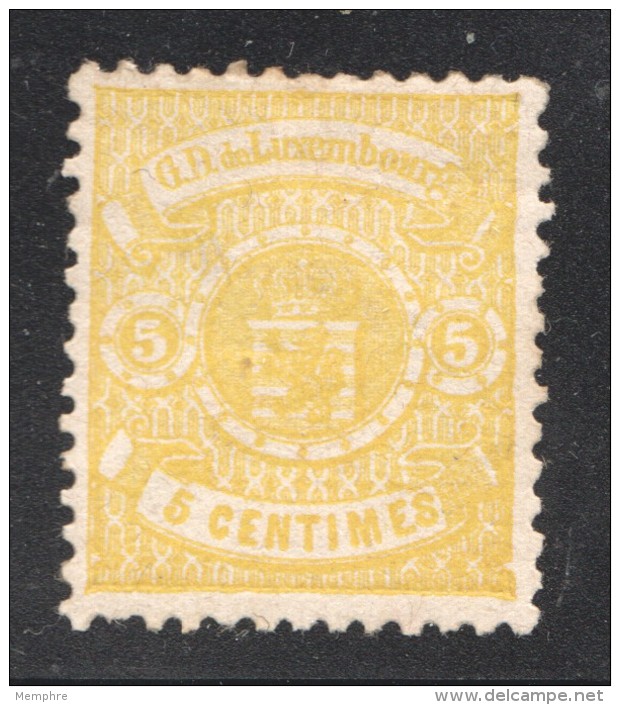 Armoiries 5 Cent. Impr. Locale Prifix 29 (*) - 1859-1880 Armarios