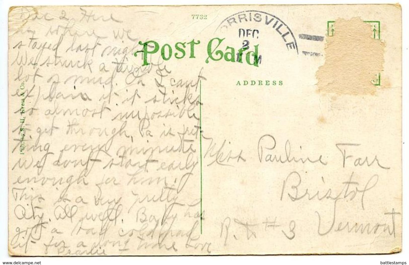 United States Vintage Postcard Hotel Malbourne - Durham, North Carolina - Durham