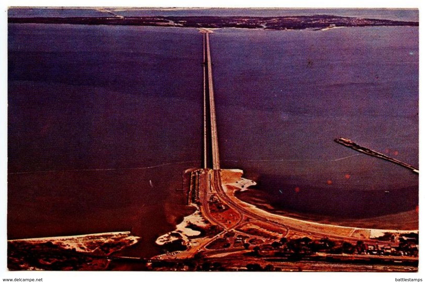 United States Modern Postcard Pensacola Bay Bridge - U.S. 98 - Florida - Pensacola