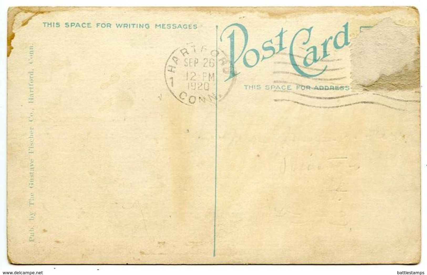 United States 1920 Postcard Hartford Bridge - Hartford, Connecticut - Hartford