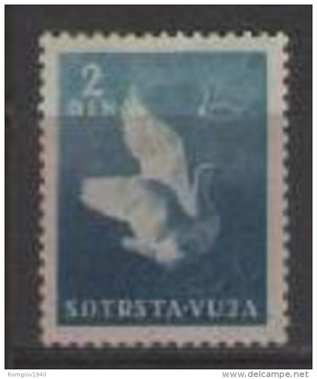 TRIESTE ZONA B - 1950 ANIMALI DOMESTICI SASS. 25 MLH VF - Nuevos