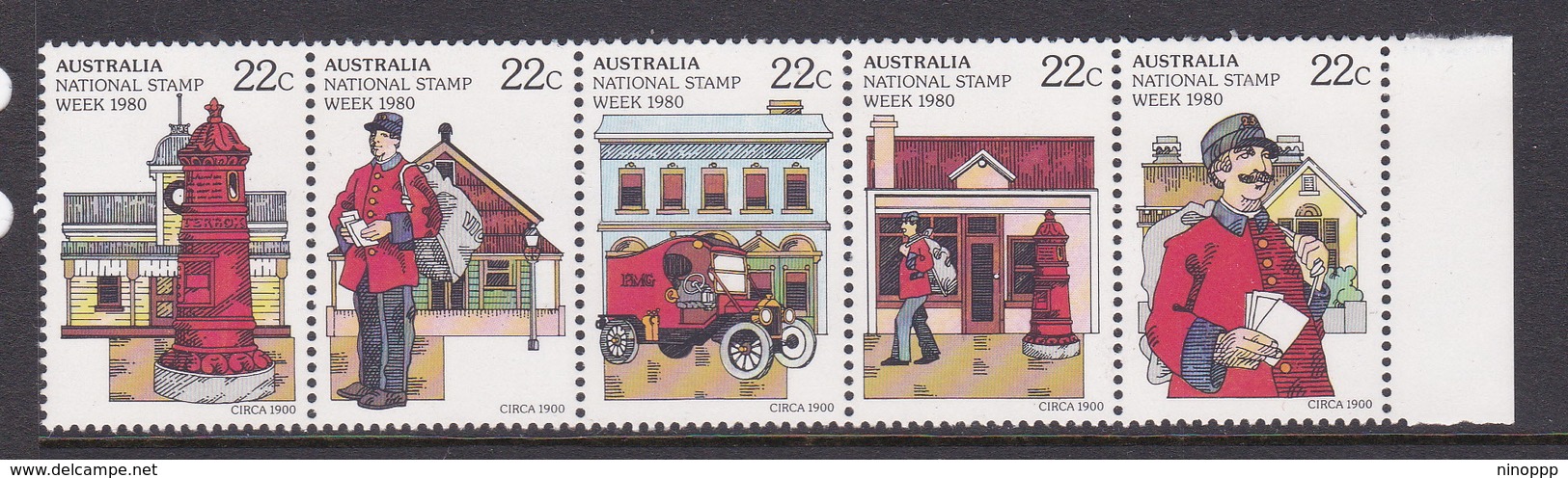 Australia ASC 776-780 1980 National Stamp Week, Mint Never Hinged - Ongebruikt