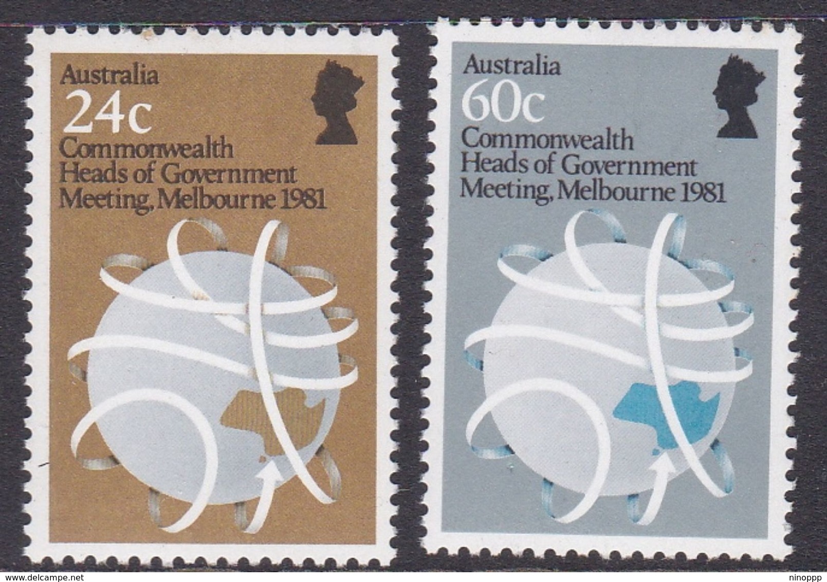 Australia ASC 816-817 1981 Commonwealth Heads Of Government Meeting, Mint Never Hinged - Mint Stamps