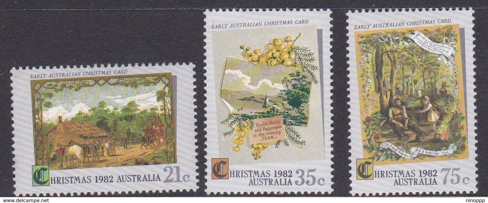 Australia ASC 857-859 1982 Christmas, Mint Never Hinged - Mint Stamps