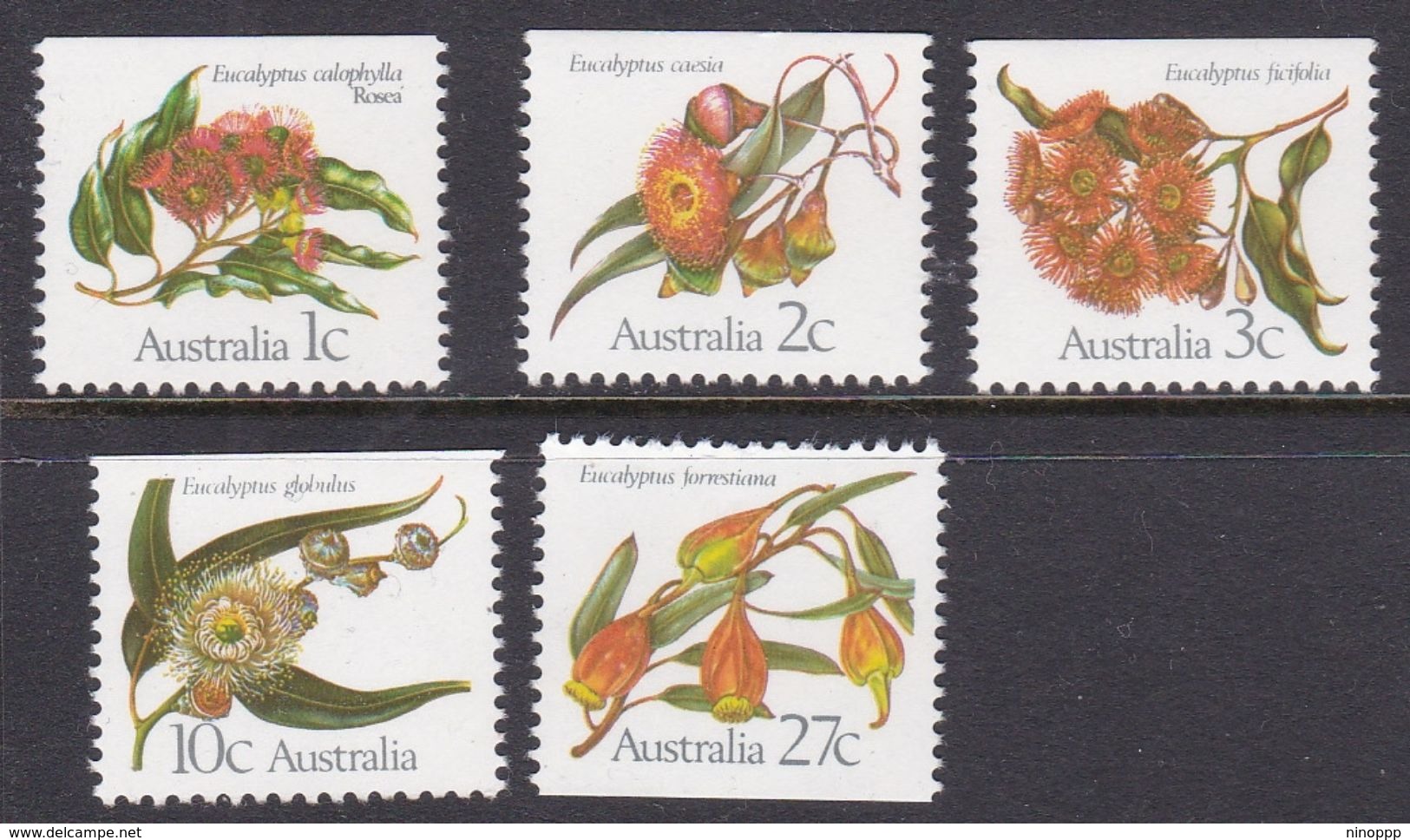 Australia ASC 864-868 1982 Eucalypts, Mint Never Hinged - Mint Stamps