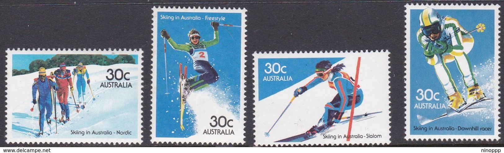 Australia ASC 924-927 1984 Skiing In Australia, Mint Never Hinged - Mint Stamps