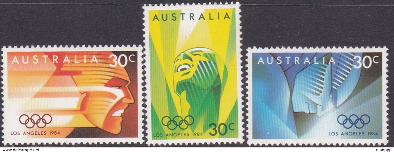 Australia ASC 934-936 1984 Olympic Games Los Angeles, Mint Never Hinged - Mint Stamps