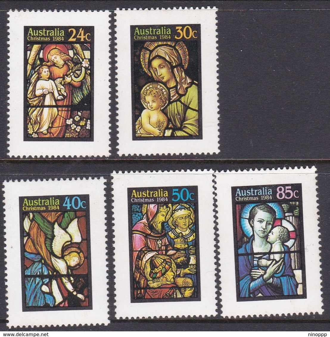 Australia ASC 938-942 1984 Christmas, Mint Never Hinged - Mint Stamps