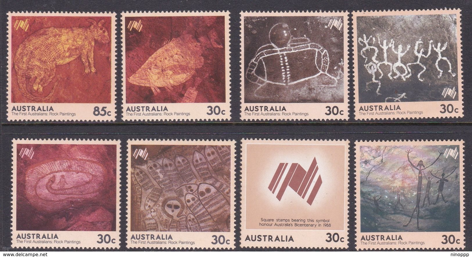 Australia ASC 943-950 1984 Australian Bicentennial I, Mint Never Hinged - Mint Stamps