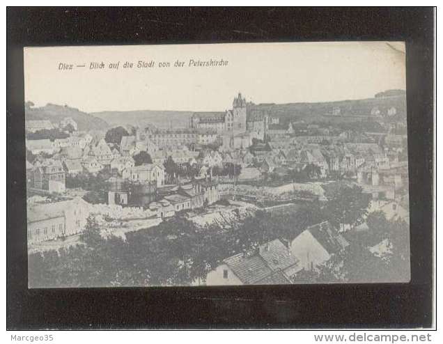 Diez Blick Auf Die Stadt Von Der Peterskirche édit. Meckel N° M 32868 - Diez