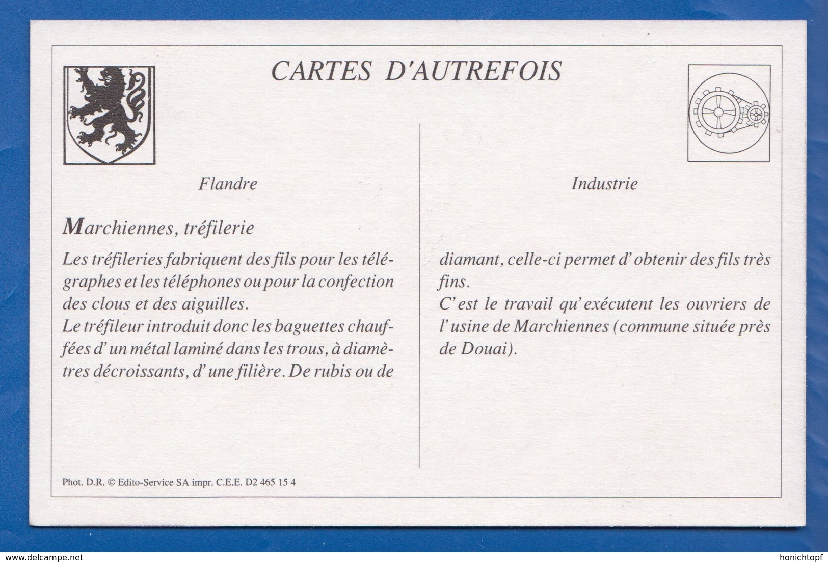 Technik; Tréfilerie De Marchiennes; Repro - Industrie