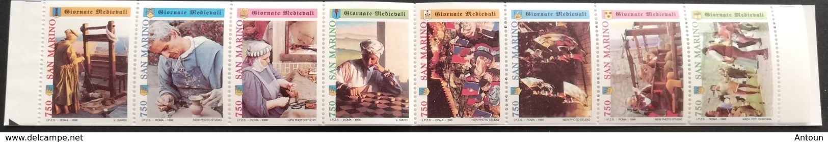 San Marino  1996 Medieval Days Celebration Booklet - Unused Stamps
