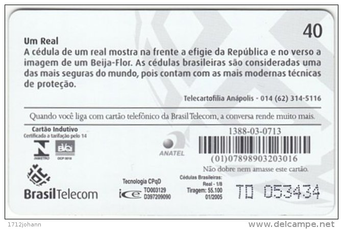 BRASIL G-178 Magnetic BrasilTelecom - Collection, Bank Note - Used - Brasile