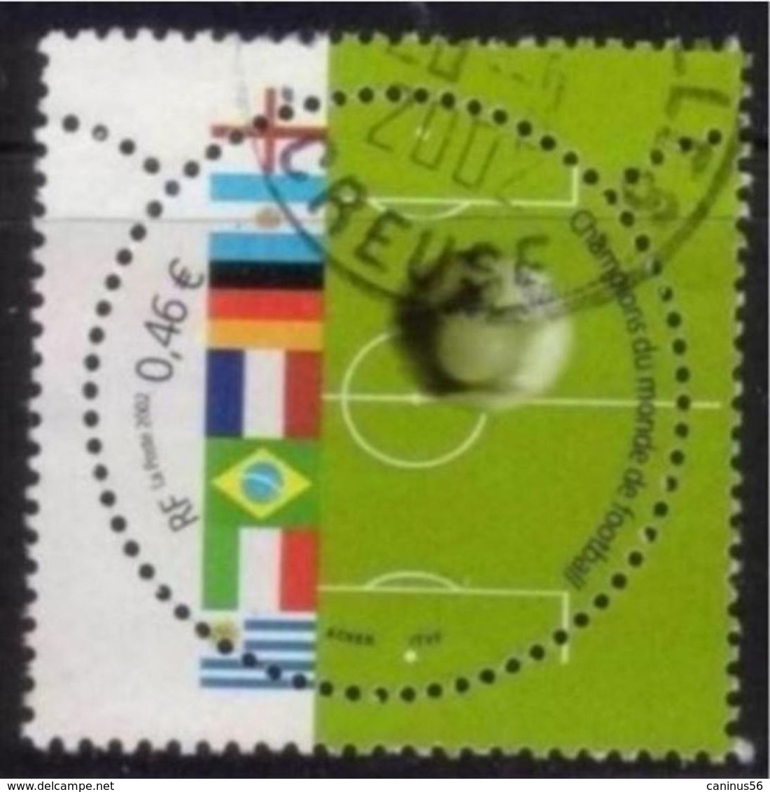 3483 - 2002 - Champions Du Monde De Football - Cachet Rond - Oblitérés