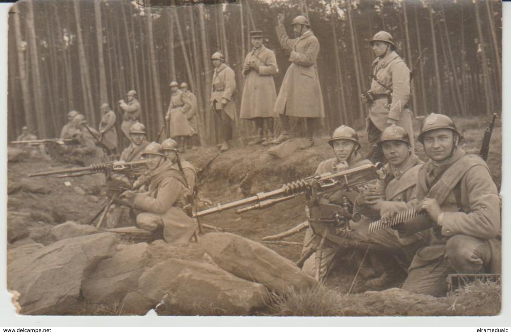 Soldats En Manoeuvre Vers 1930, Lot De 2 Cartes Postales - Manoeuvres