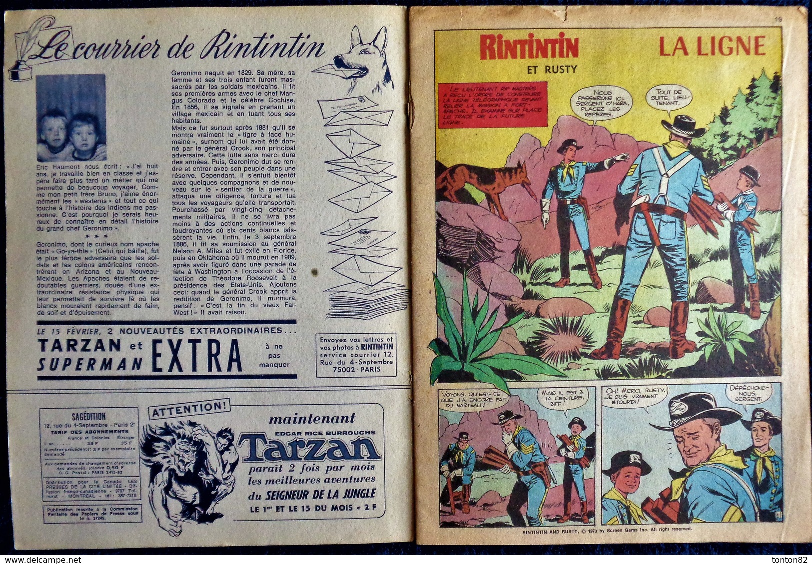 Rintintin - Mensuel  N° 37 - Sagedition - ( 1973 ) - Rintintin