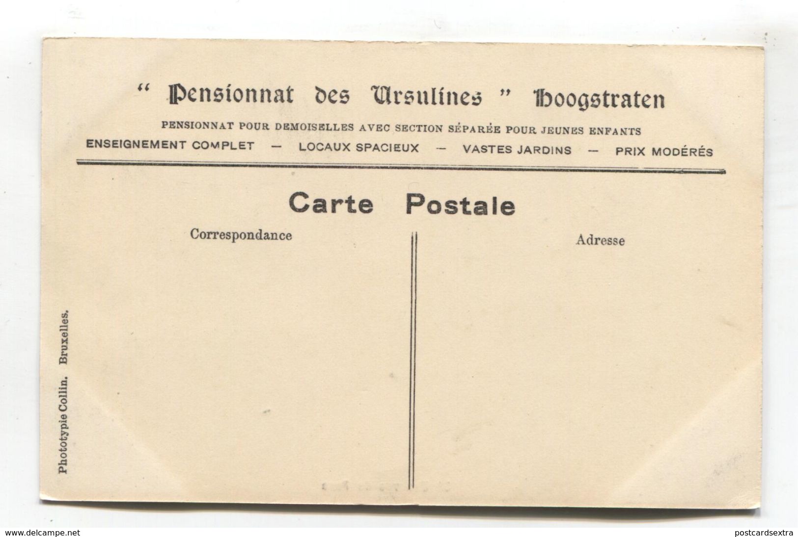 Hoogstraten - Pensionnat Des Ursulines - Une Vue Du Parc, Belle Animation - Old Belgium Postcard - Hoogstraten