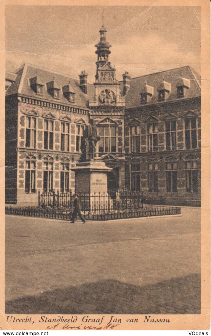 Pays-Bas - CPA - Utrecht - Standbeeld Graaf Jan Van Nassau - Utrecht