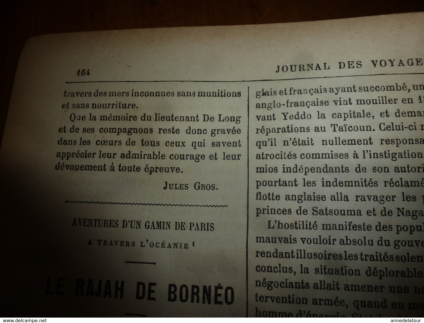 1882 JdV :Journal des explorateurs de La Jeannette(agonie-mort des marins);ADEN;Astronomie;Navire autrichien La Pola;etc