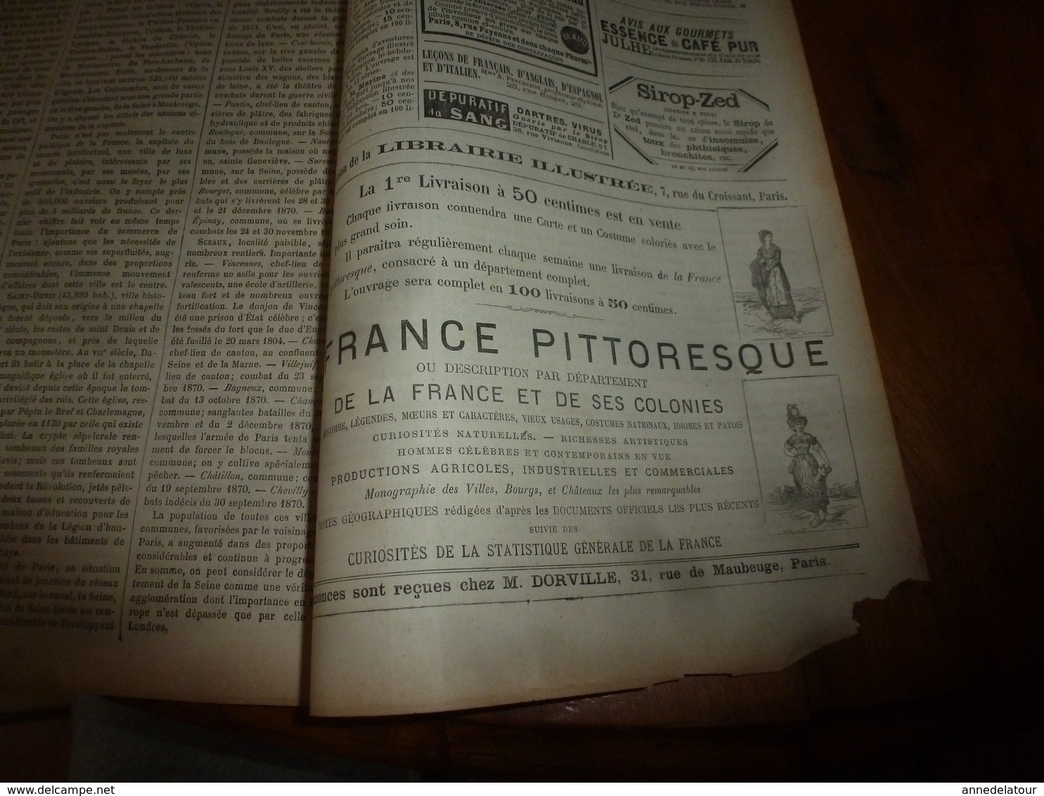 1882 JdV :Journal des explorateurs de La Jeannette(agonie-mort des marins);ADEN;Astronomie;Navire autrichien La Pola;etc