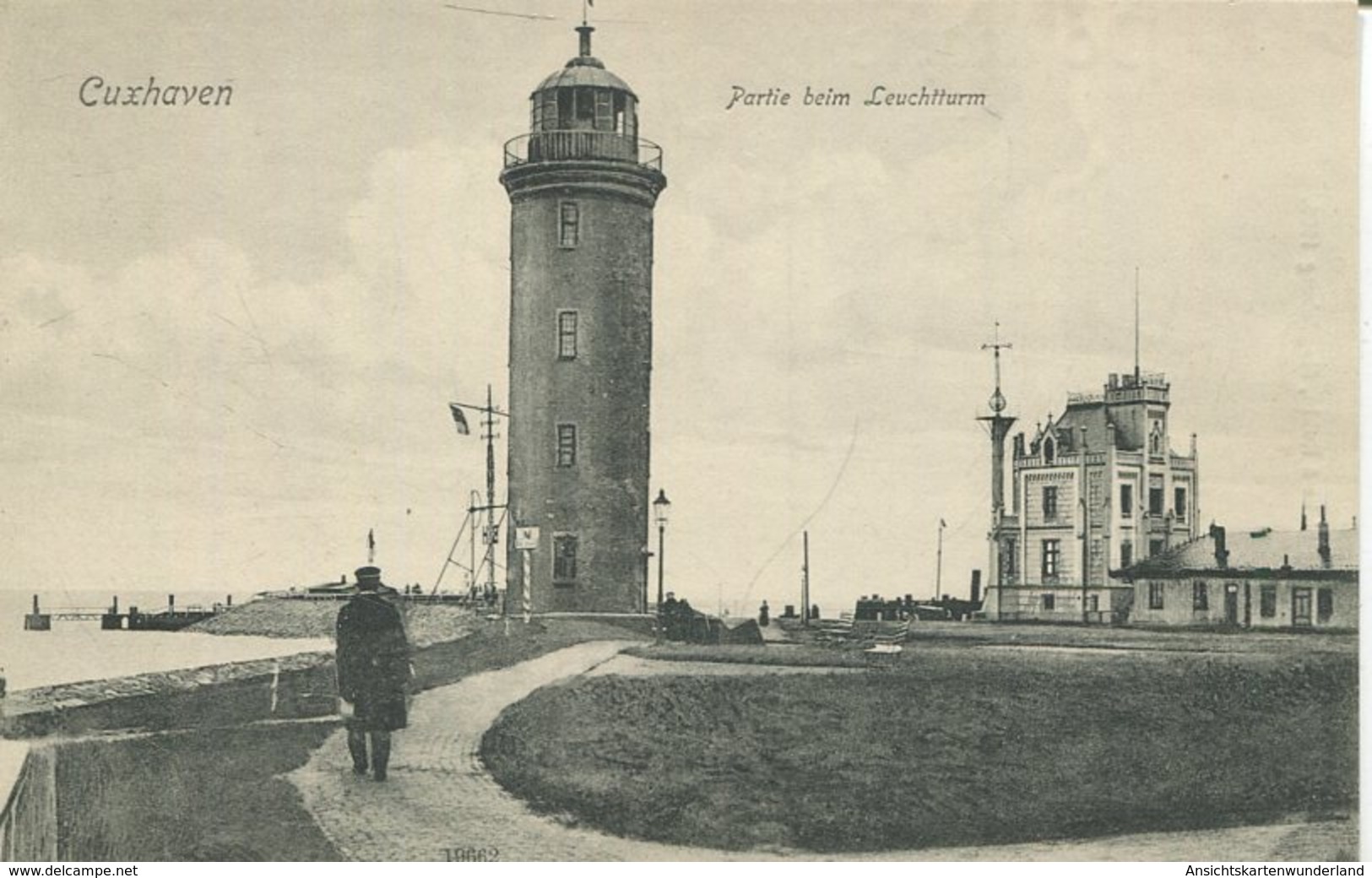 004501  Cuxhaven - Partie Beim Leuchtturm - Cuxhaven