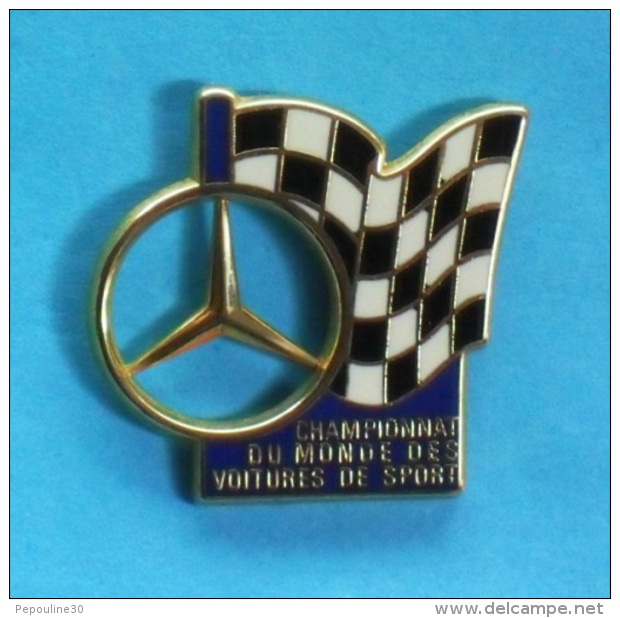 1 PIN'S //   ** MERCEDES / CHAMPIONNAT DU MONDE DES VOITURES DE SPORT ** . (Arthus Bertrand Paris) - Arthus Bertrand